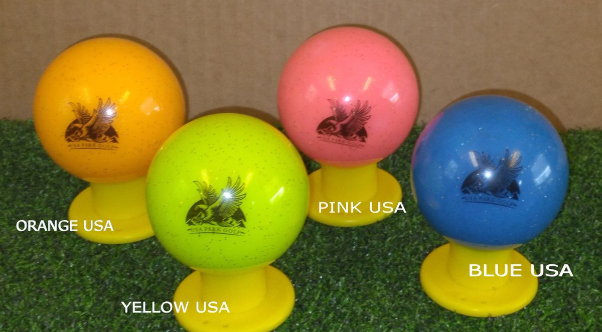 USA Park Golf Glitter Balls