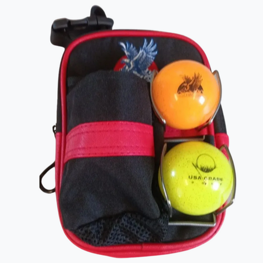 Park Golf golf ball carrying case.